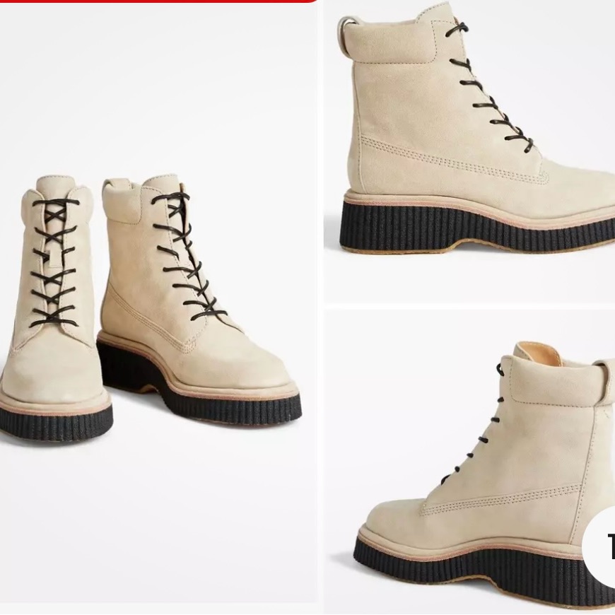 Rag & Bone Sloane Boots In Paloma Beige Suede, Size 37.5, Gently Used